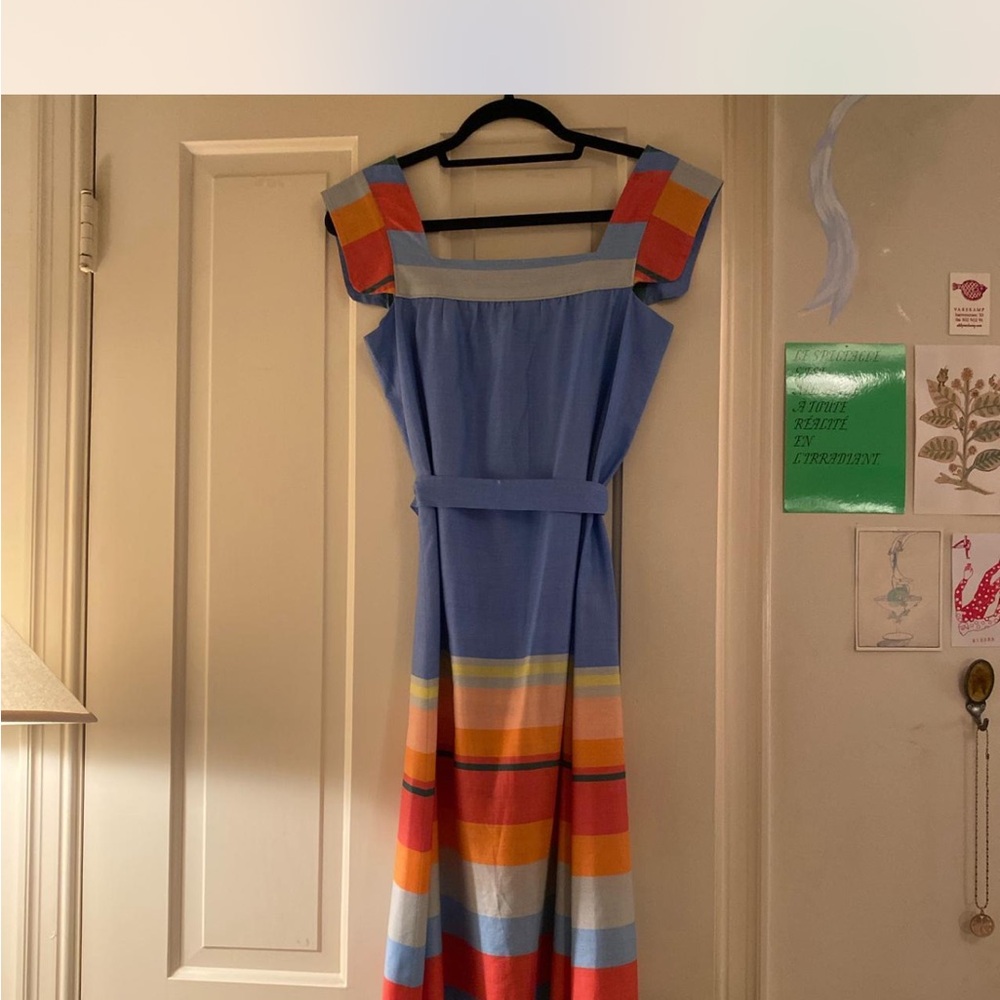 1960s rainbow dress - Picture 2 of 3